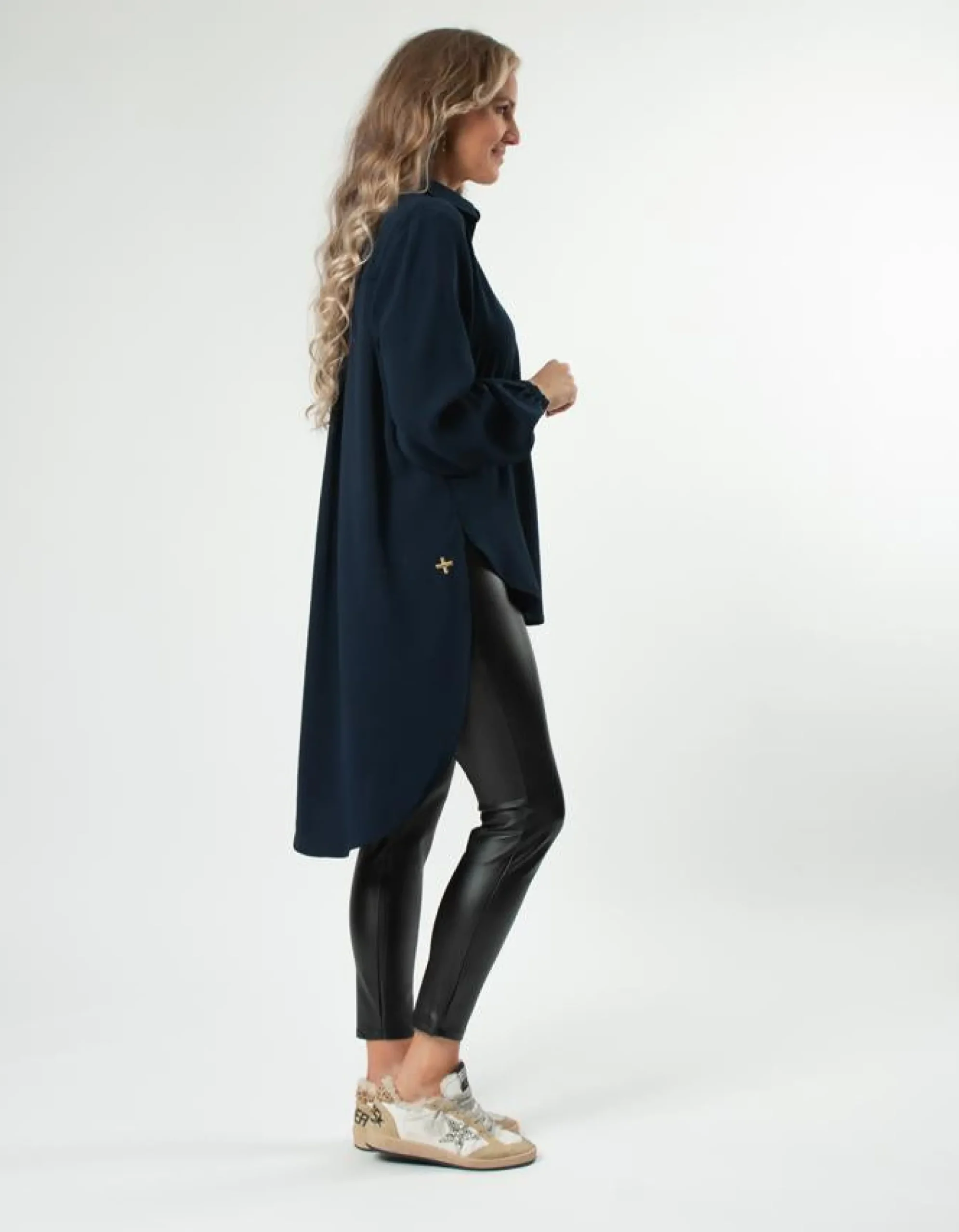 Lisbon Top - Navy