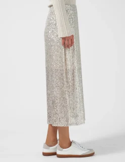 Lyric Sequin Skirt - Champagne