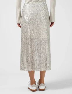 Lyric Sequin Skirt - Champagne