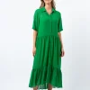 Macy Dress - Juniper Green