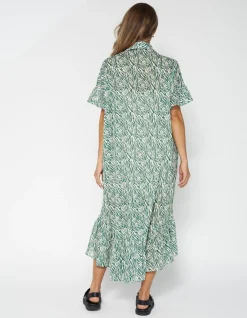 Magnolia Dress - Grassy Zebra