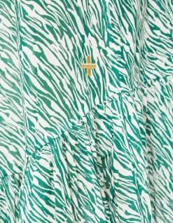 Magnolia Dress - Grassy Zebra