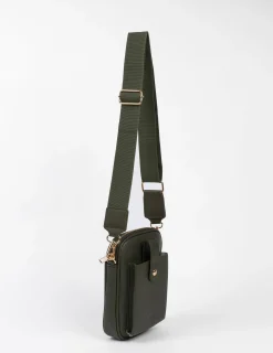 Malta Cross Body Mobile Bag - Spirulina