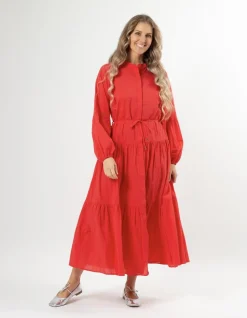 Margaret Dress - Luscious Red