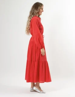 Margaret Dress - Luscious Red