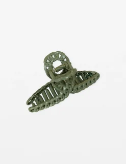 Matt Hair Claw - Green Chain