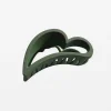 Matt Hair Claw - Green Heart