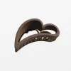 Matt Hair Claw - Mocha Heart