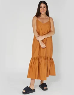 Melrose Dress - Dark Terracotta