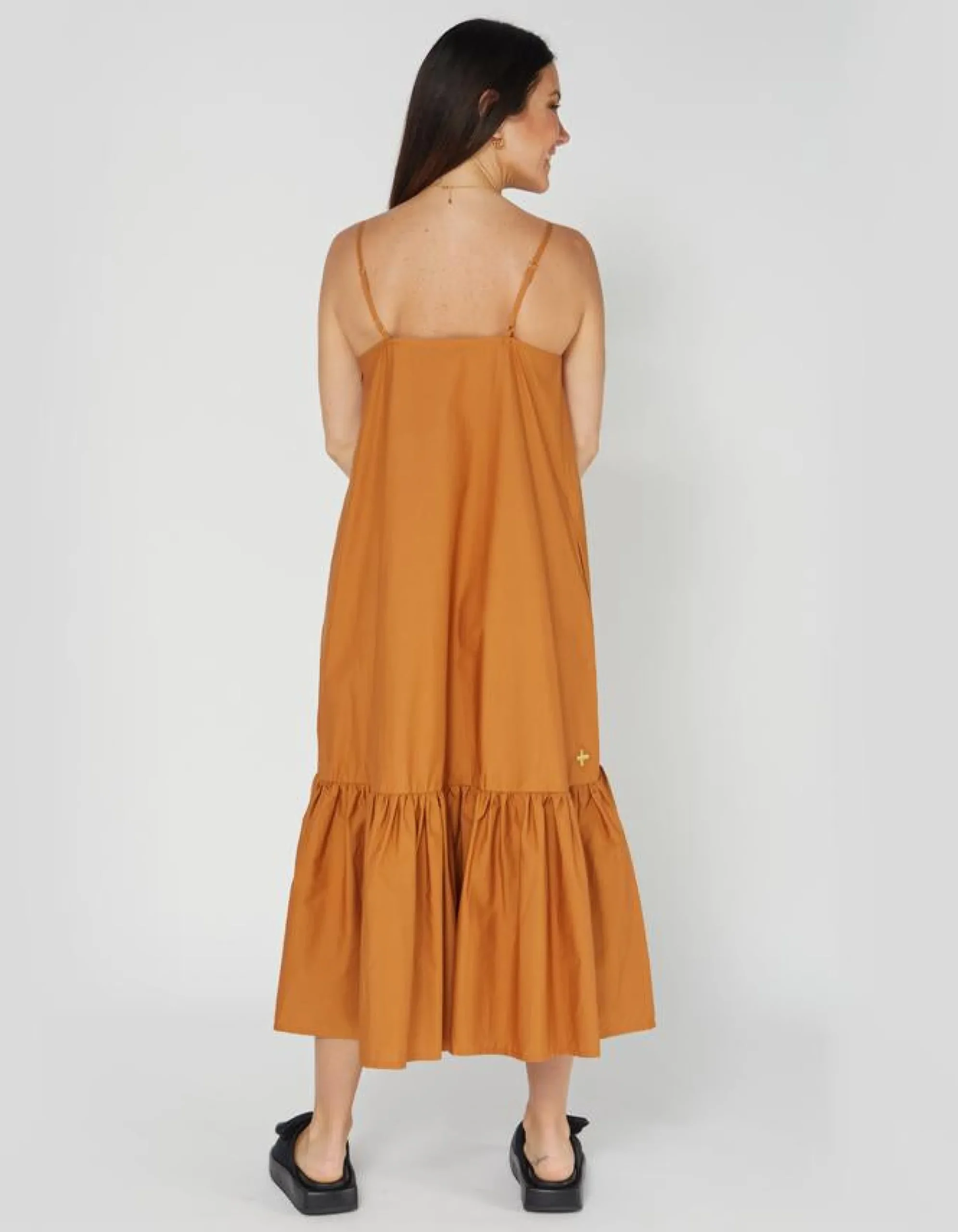 Melrose Dress - Dark Terracotta