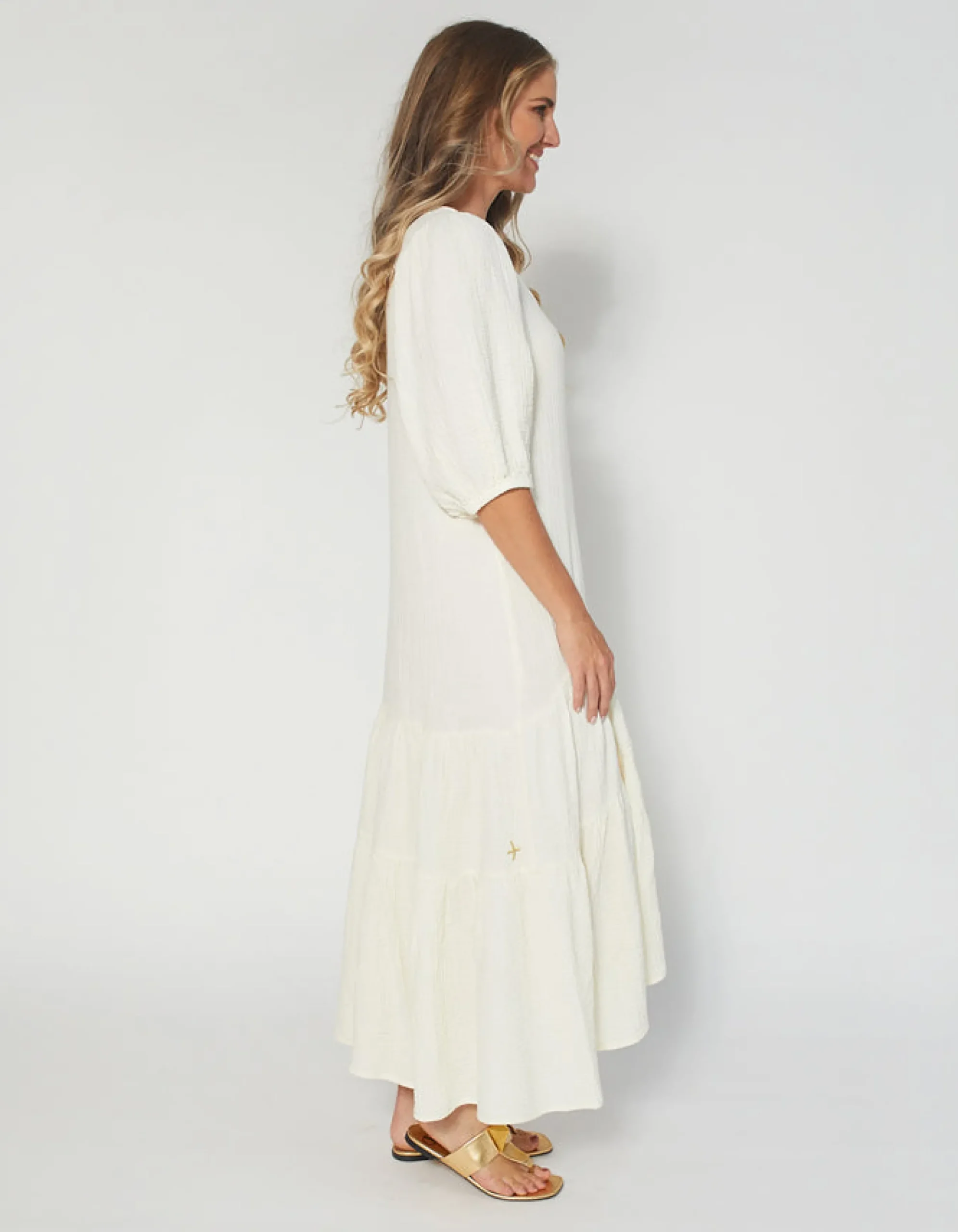 Milos Dress - Feta