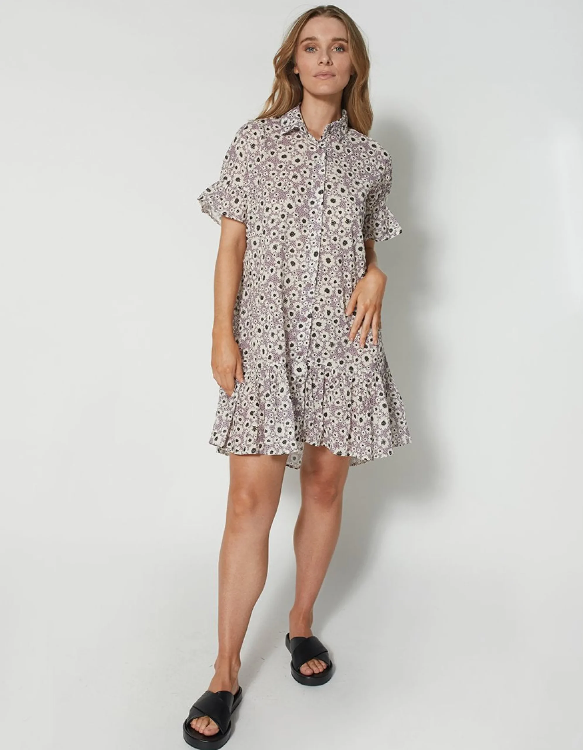 Mimosa Dress - Daisy Spot