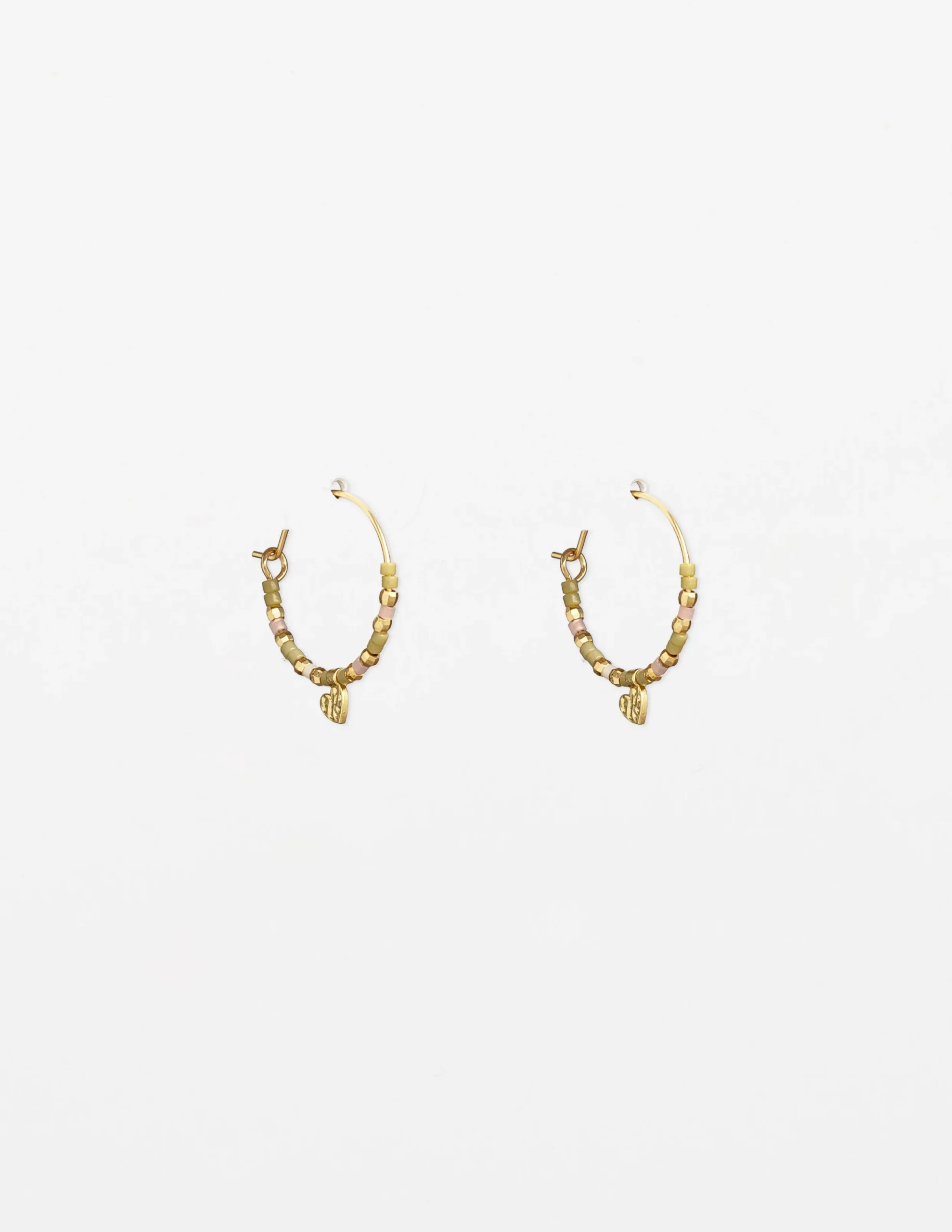 Miyuki Earrings - Olive