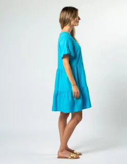 Molly Dress - Santorini Blues