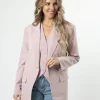 Monaco Blazer - Violet Rose
