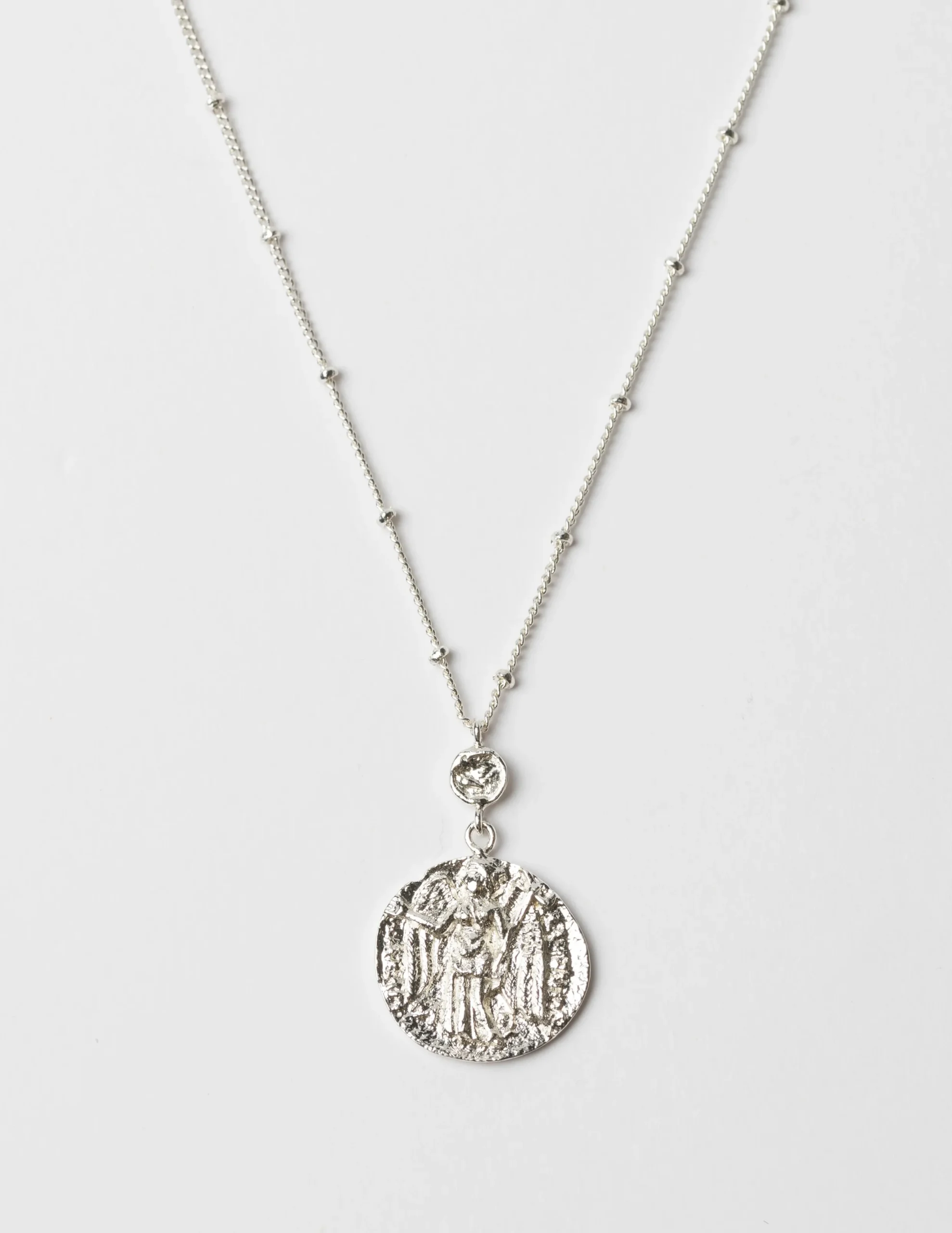 Necklace - Angel Beaten Pendant