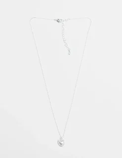 Necklace - Encased Pearl Heart