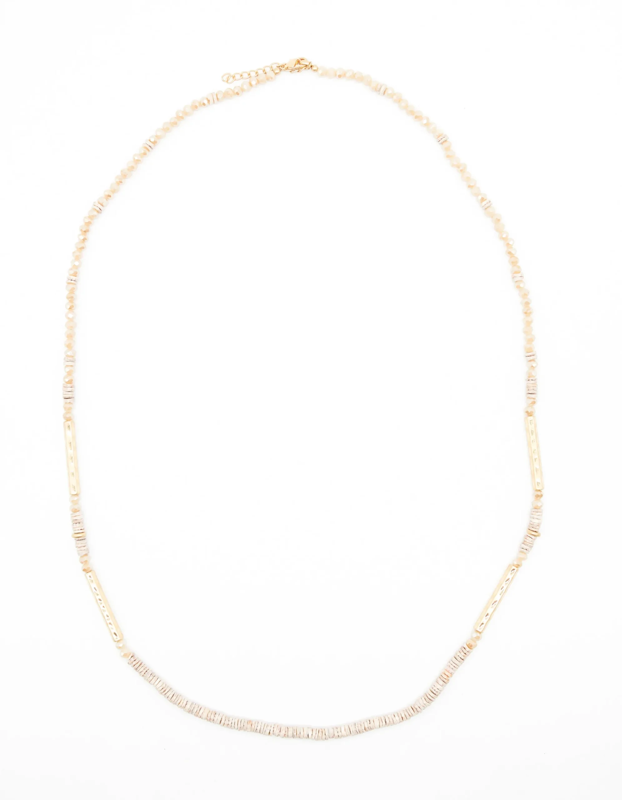 Necklace Beads - Peach Moonstone