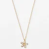 Necklace Flower Cut Out - Gold