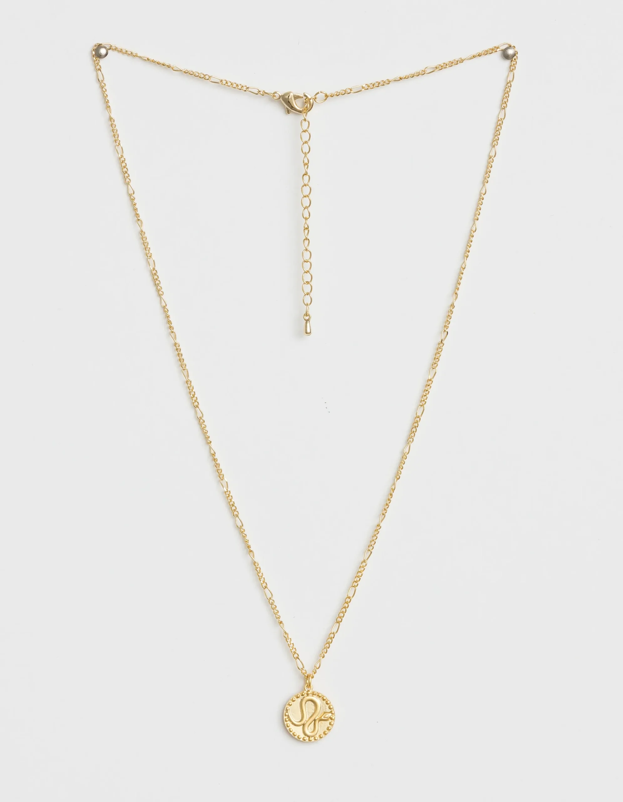 Necklace Gold Serpent Pendant