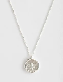 Necklace Honey Bee - Silver