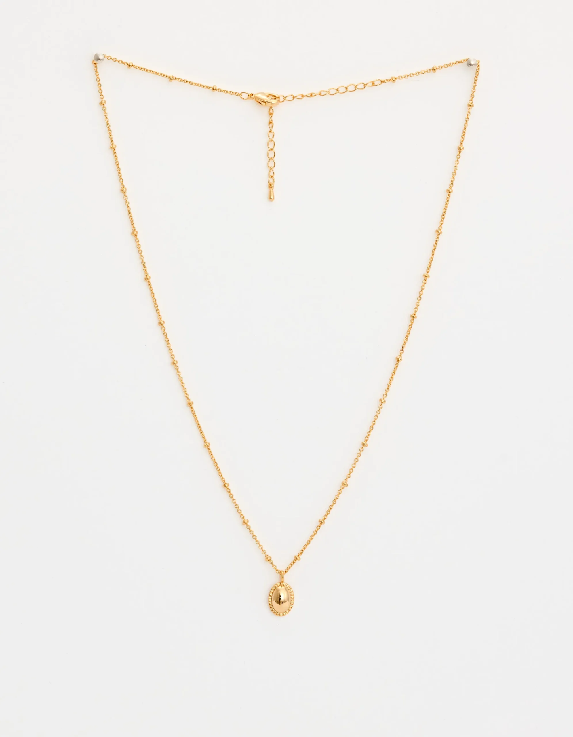 Necklace Oval Locket Gold