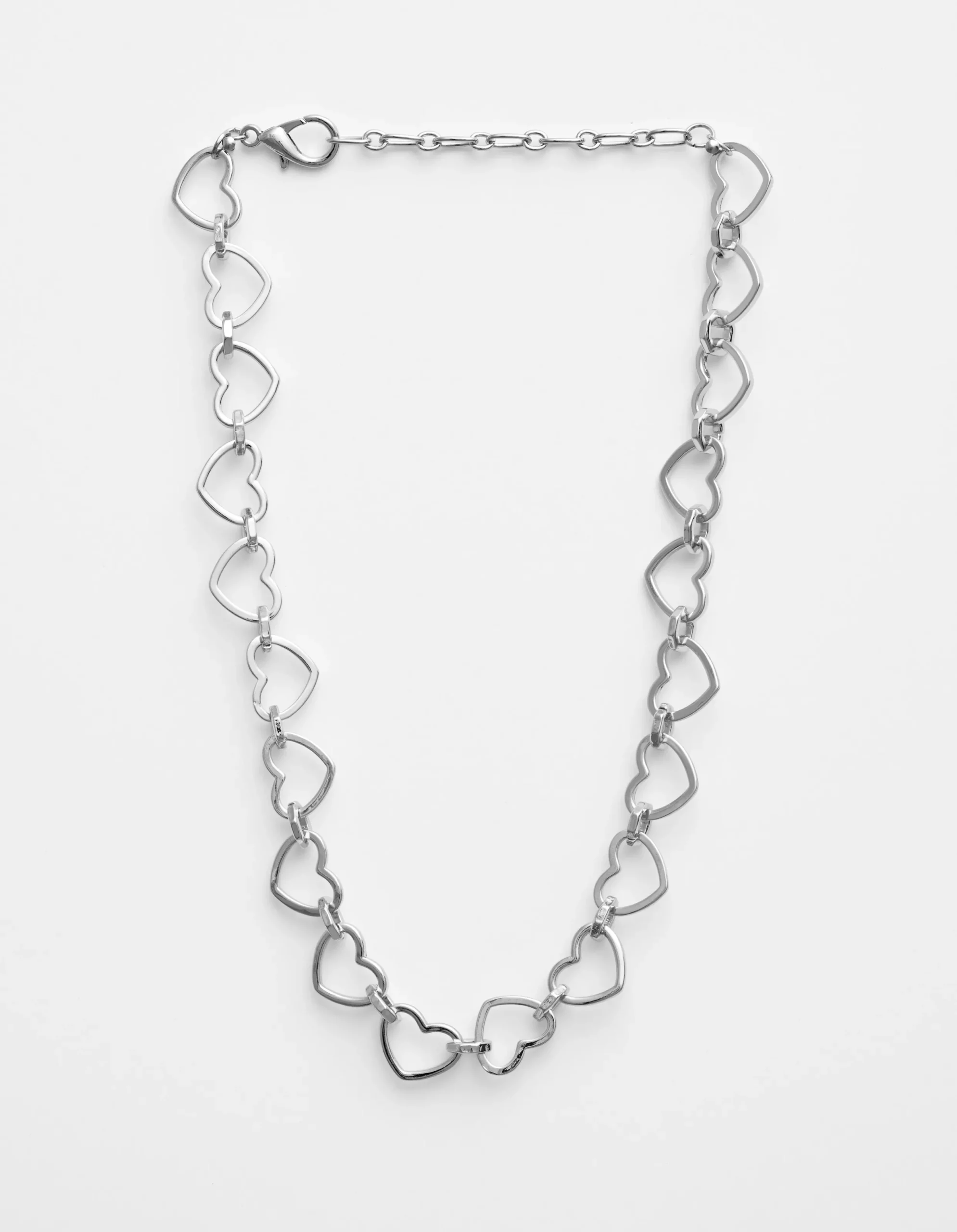 Necklace Silver Hearts