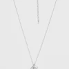 Necklace Silver Nugget And Pearl