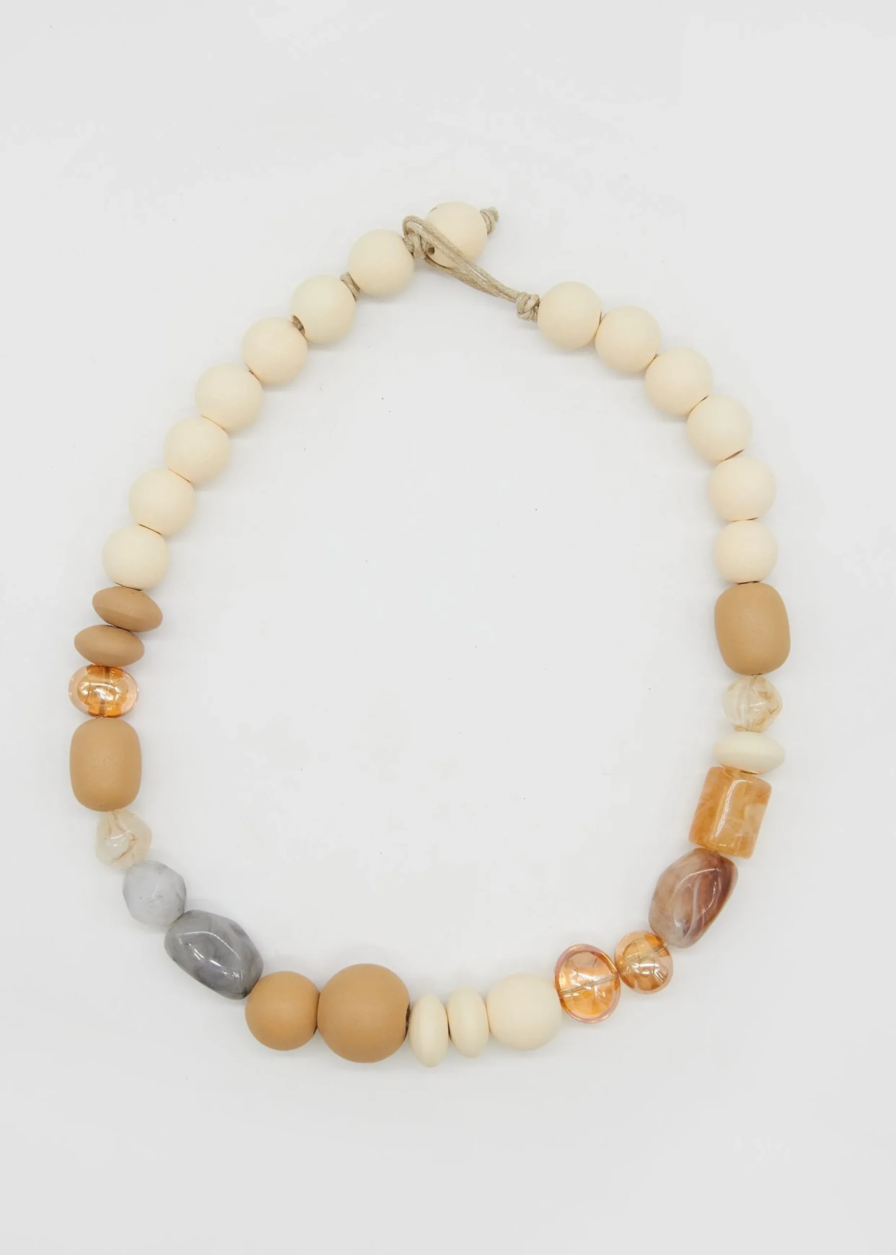Neutral Beads Necklace