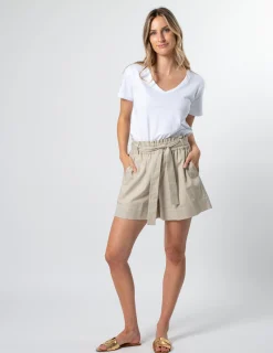 Noa Shorts - Oat Marle