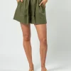 Noa Shorts - Olive Grove