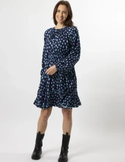 Nova Dress - Indigo Spot