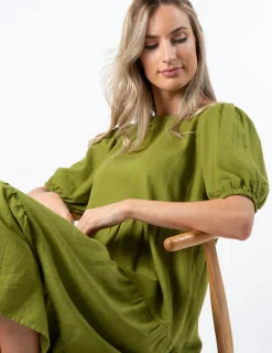 Palma Dress - Guacamole