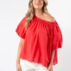 Paros Blouse - Red