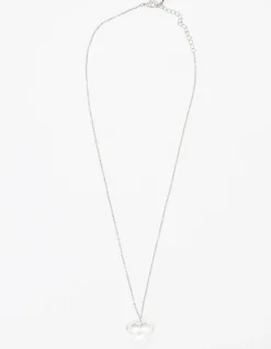 Pearl Centre Hydrangea Necklace