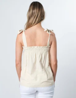 Phoebe Top - Lychee Stripe