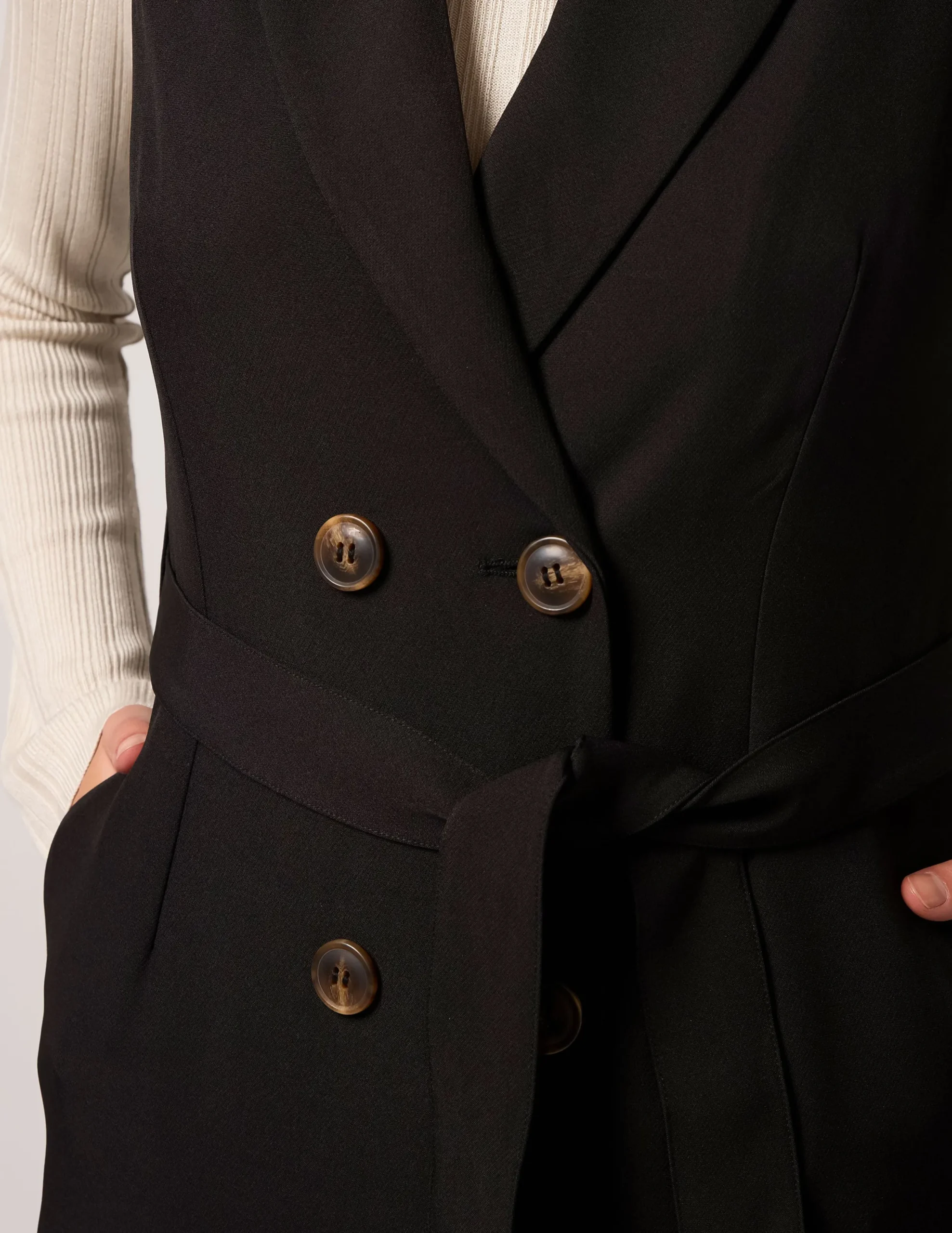 Plum Coat - Black
