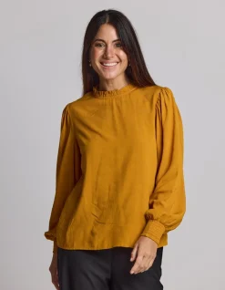 Prospect Blouse - Golden Syrup
