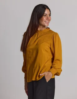 Prospect Blouse - Golden Syrup