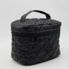 Quilted Make Up Bag - Black