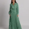 Rivington Dress - Green Floral