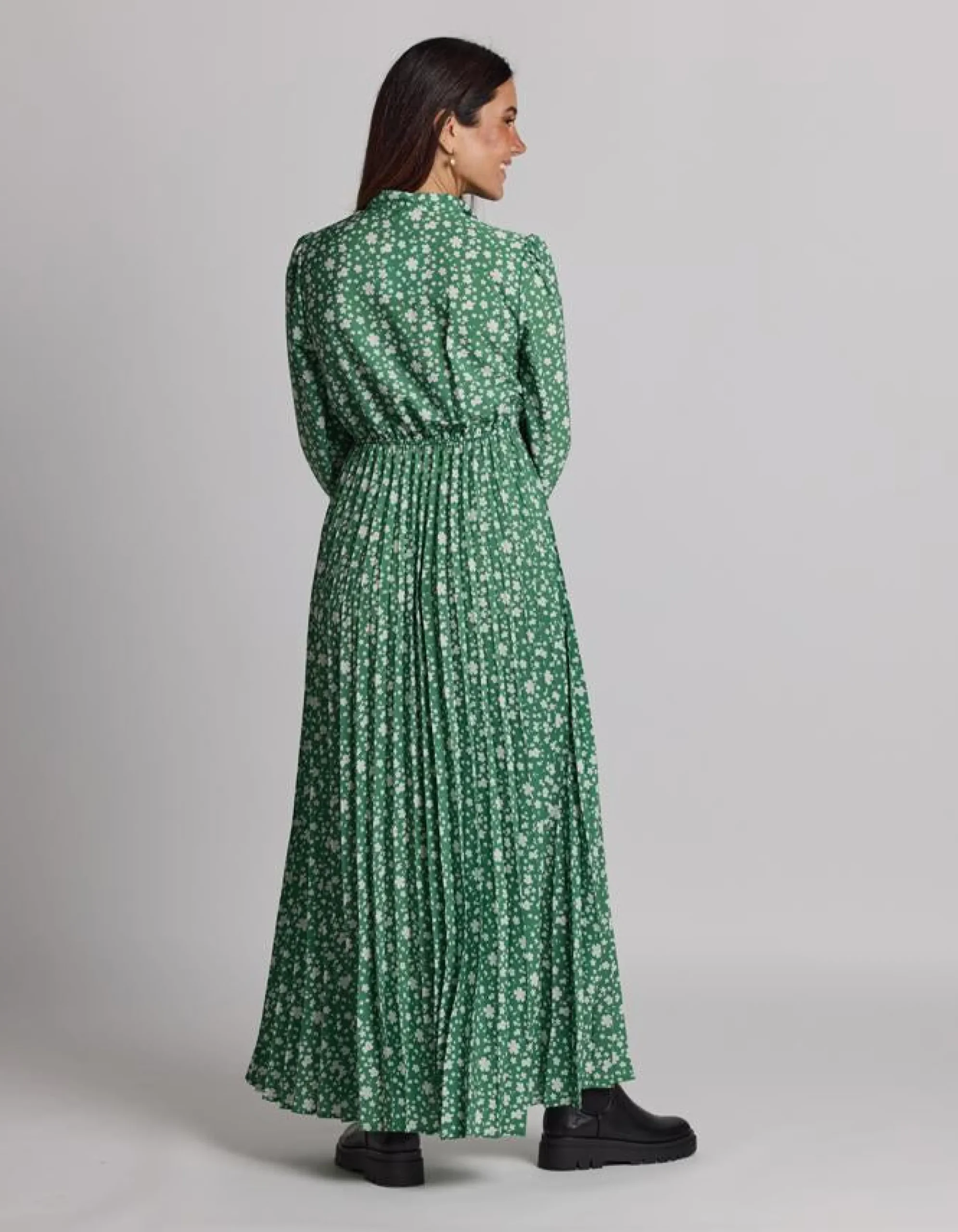 Rivington Dress - Green Floral