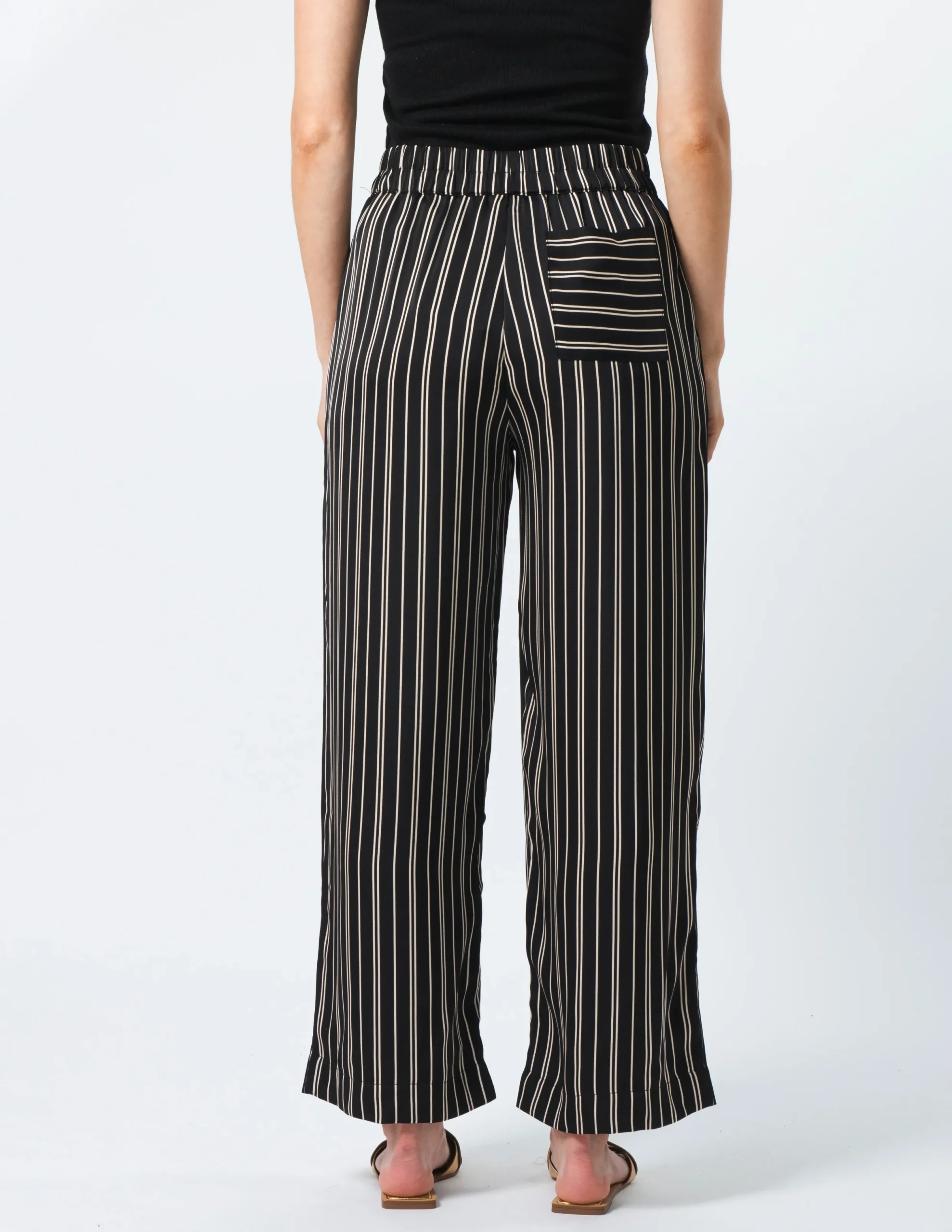 Ruth Pants - Milk Stripe