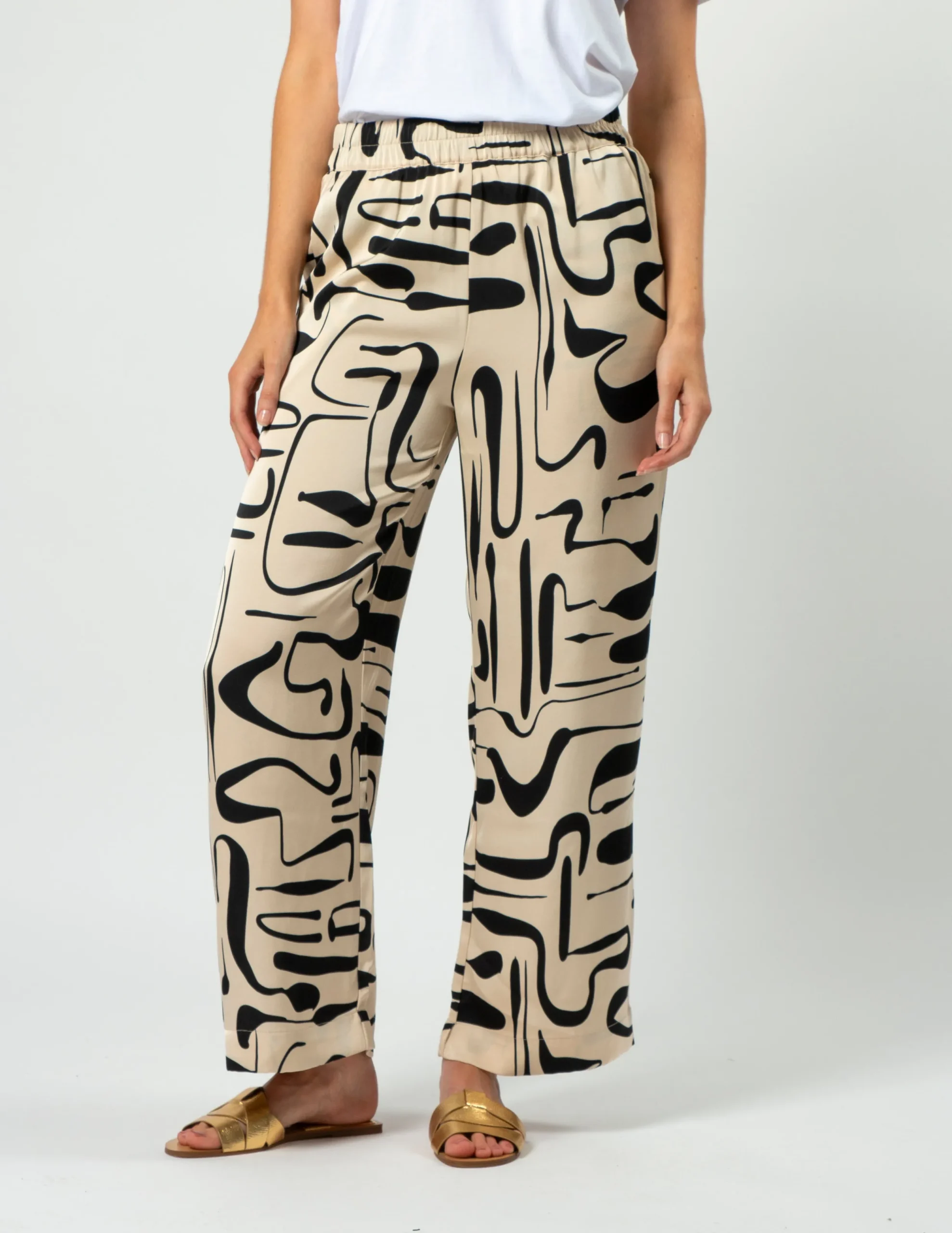 Ruth Pants - Painterly Geo