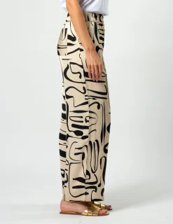 Ruth Pants - Painterly Geo