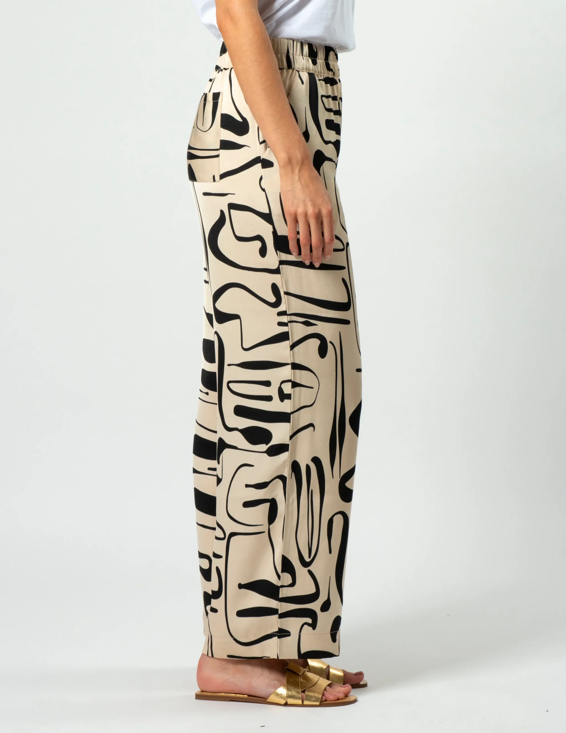 Ruth Pants - Painterly Geo