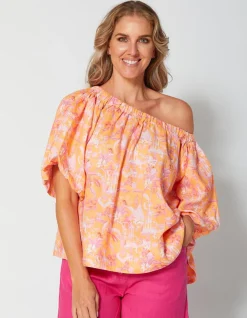 Santorini Blouse - Tulleries Topaz