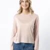 Shimmer Top - Rose