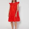 Sienna Dress - Tomato