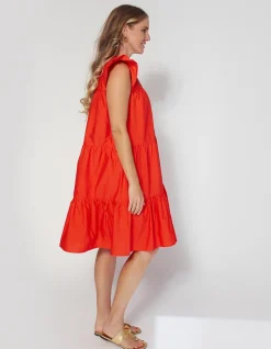 Sienna Dress - Tomato